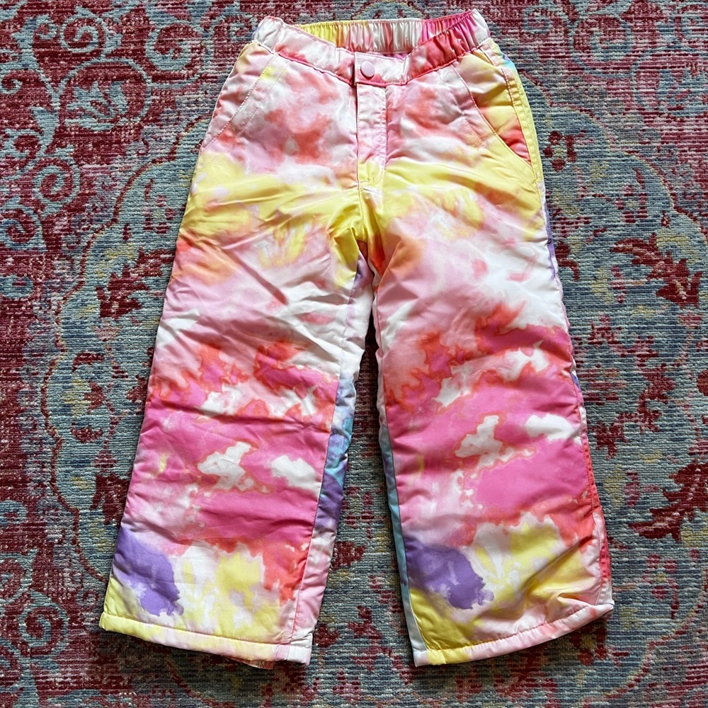Children’s Place Snow Pants Size 5 Tie Dye